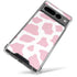 Pink Cow Print Google Pixel 7 Pro Clear Case